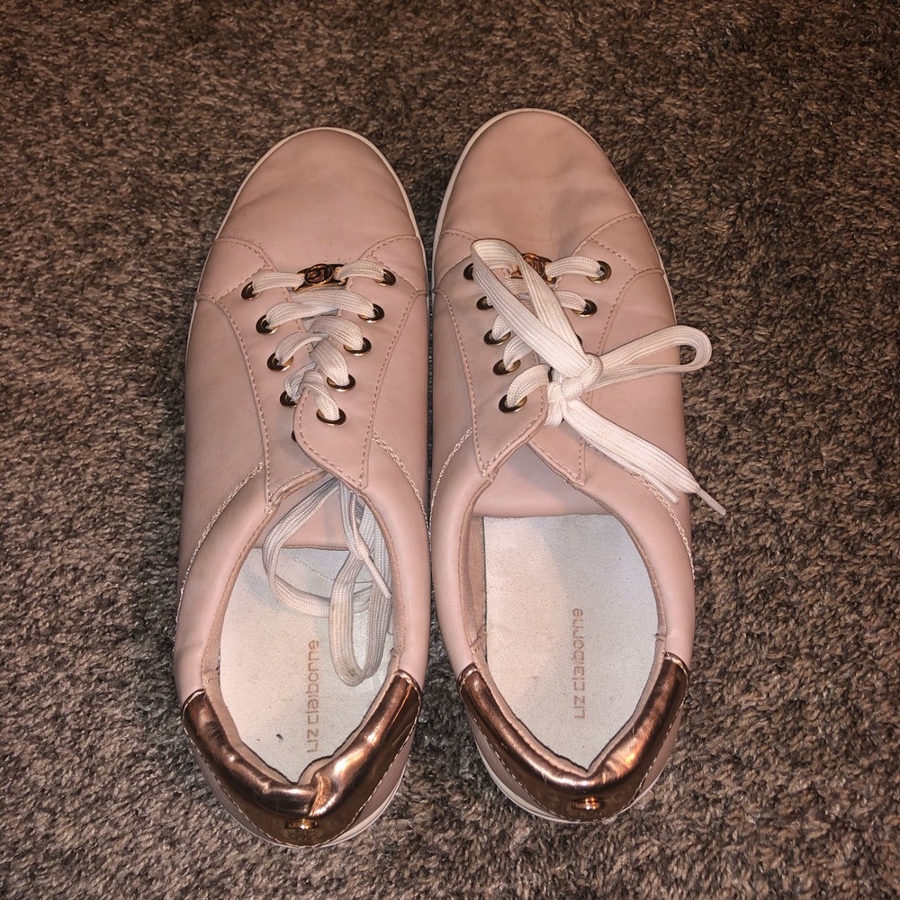 Pink and Rose Gold Sneakers